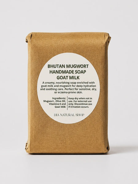 Dia Natural Shop - Mugwort Soap Goat Milk Based 100 g (DNS102)