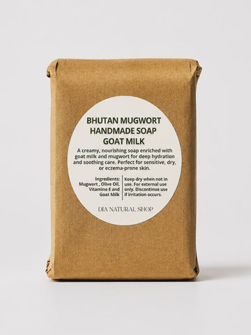 Dia Natural Shop - Mugwort Soap Goat Milk Based 100 g (DNS102)