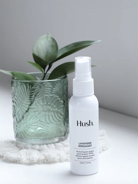 Hush Candle - 60 ml Lavender Bergamot Hand Sanitiser