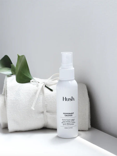 Hush Candle - 60 ml Peppermint Orange Hand Sanitiser