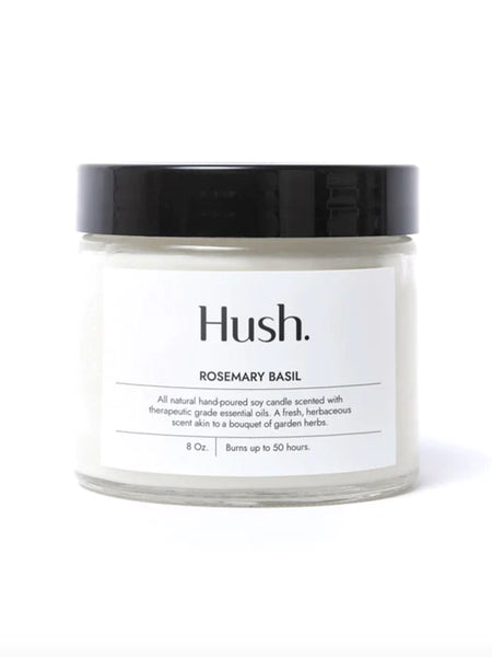 Hush Candle - Rosemary Basil Candle