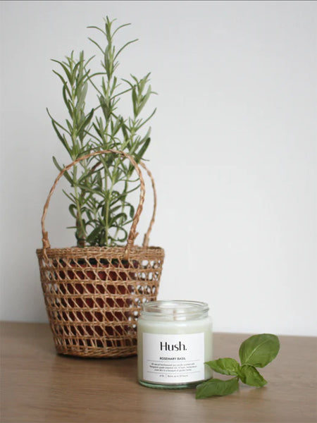 Hush Candle - Rosemary Basil Candle