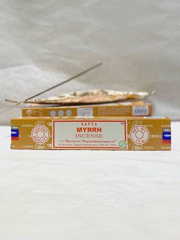 PSPL - Satya Myrhh Incense Sticks 15g