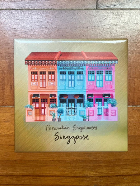 TCA - Singapore Icons Magnet (Peranakan Shophouses)