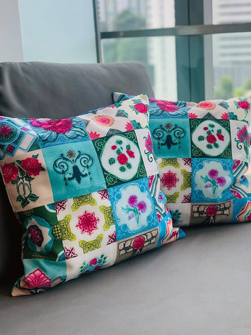 TCA - Peranakan Tiles Cushion Cover (Outdoor)