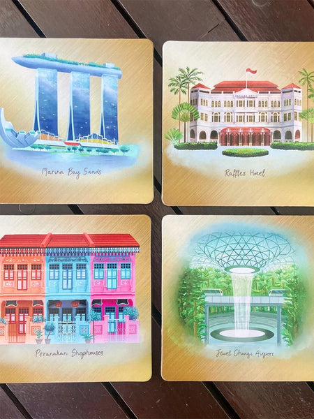 TCA - Singapore Icons Coaster Set