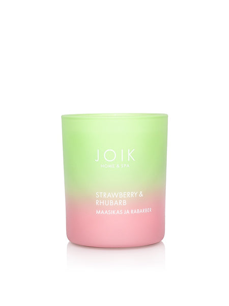 JOIK Rapeseed Wax Scented Candle - Strawberry & Rhubarb
