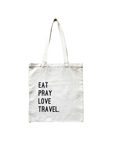 Fevrier Designs - Eat Pray Love Travel Tote Bag (Totm020)