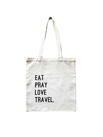 Fevrier Designs - Eat Pray Love Travel Tote Bag (Totm020)
