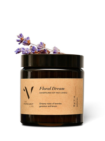 The Verdant Lab - Floral Dream | Soy Wax Candle 90 g
