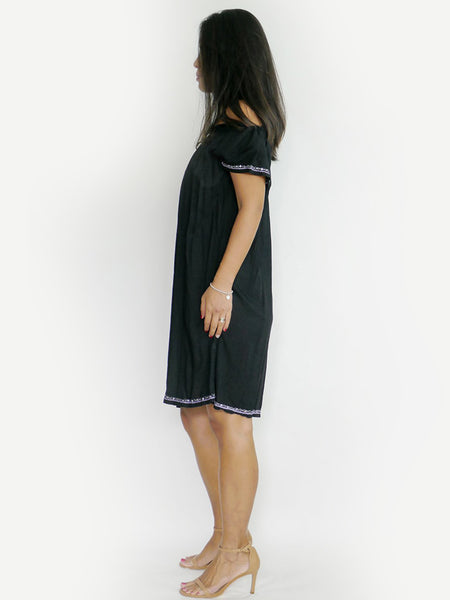 RISAIA - Dress Jasmine - Black