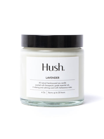 Hush Candle - Lavender Essential Oil Candle