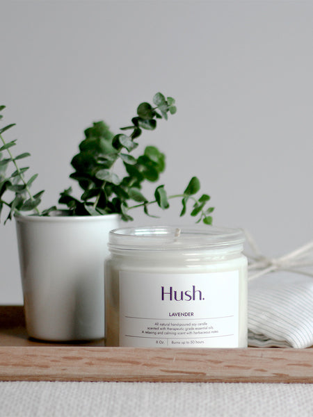 Hush Candle - Lavender Essential Oil Candle