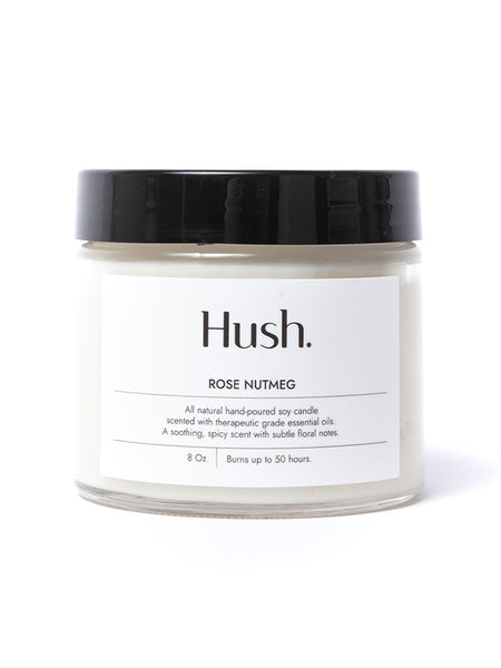 Hush Candle - Rose Nutmeg Candle