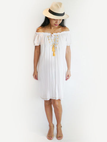 RISAIA - Dress Jasmine - White