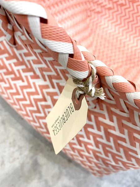 BLUEBLUESEA - Borg - Orange Weaved Storage Basket