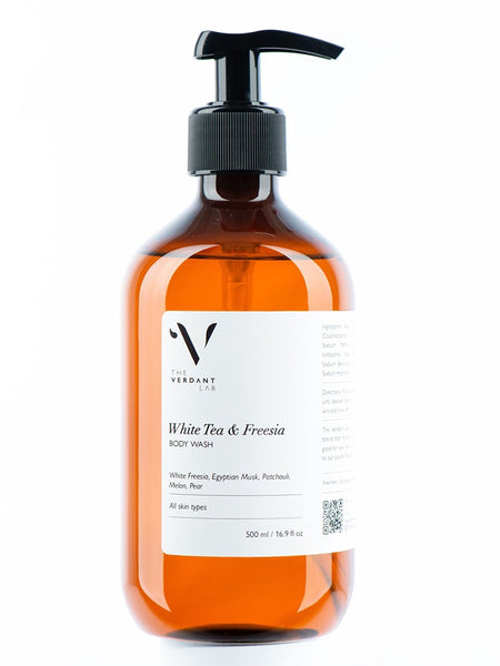 The Verdant Lab - White Tea & Freesia | Body Wash 500 ml