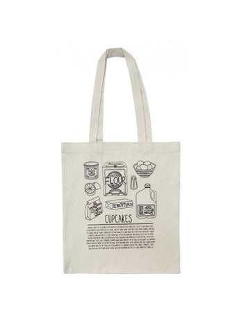 Fevrier Designs - Cupcake Recipe Tote Bag (Totm004)
