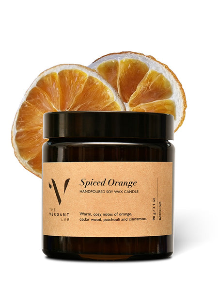 The Verdant Lab - Spiced Orange | Soy Wax Candle 90 g