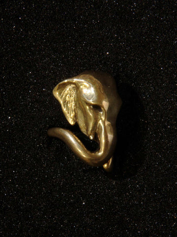 Julia Felicia - BRASS Elephant Power Talisman Ring (JF65EPRB)