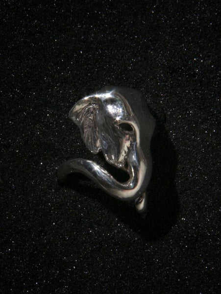 Julia Felicia - SILVER Elephant Power Talisman Ring (JF65EPRS)