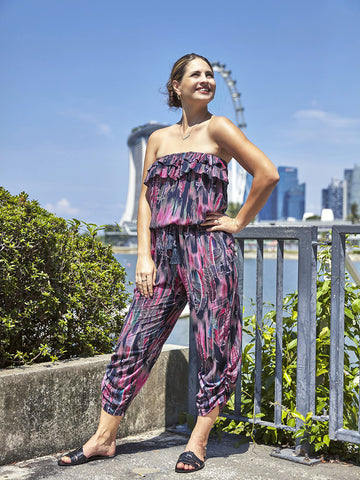 Indii Breeze - Jenny Jumpsuit (Pink Feather)