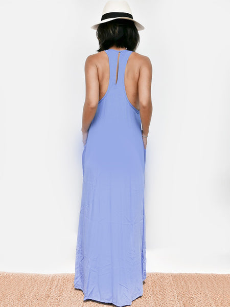 RISAIA - Dress Nesso Sky Blue (With Tassel Belt)