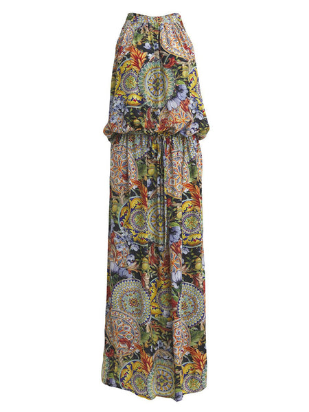 Indii Breeze - Dress Susan (Circles Black)